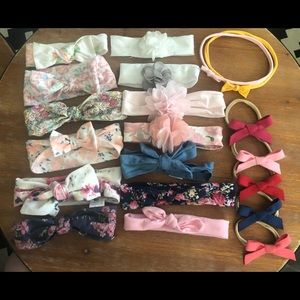 Baby girl bows and headbands